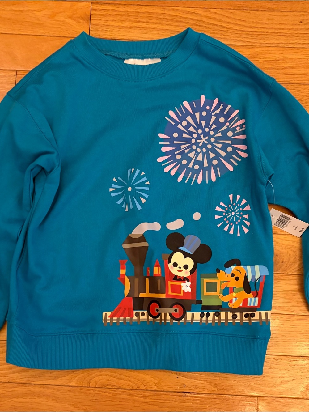 Disney x joey Chou Mickey Mouse teal Blue Kids Sweatshirt